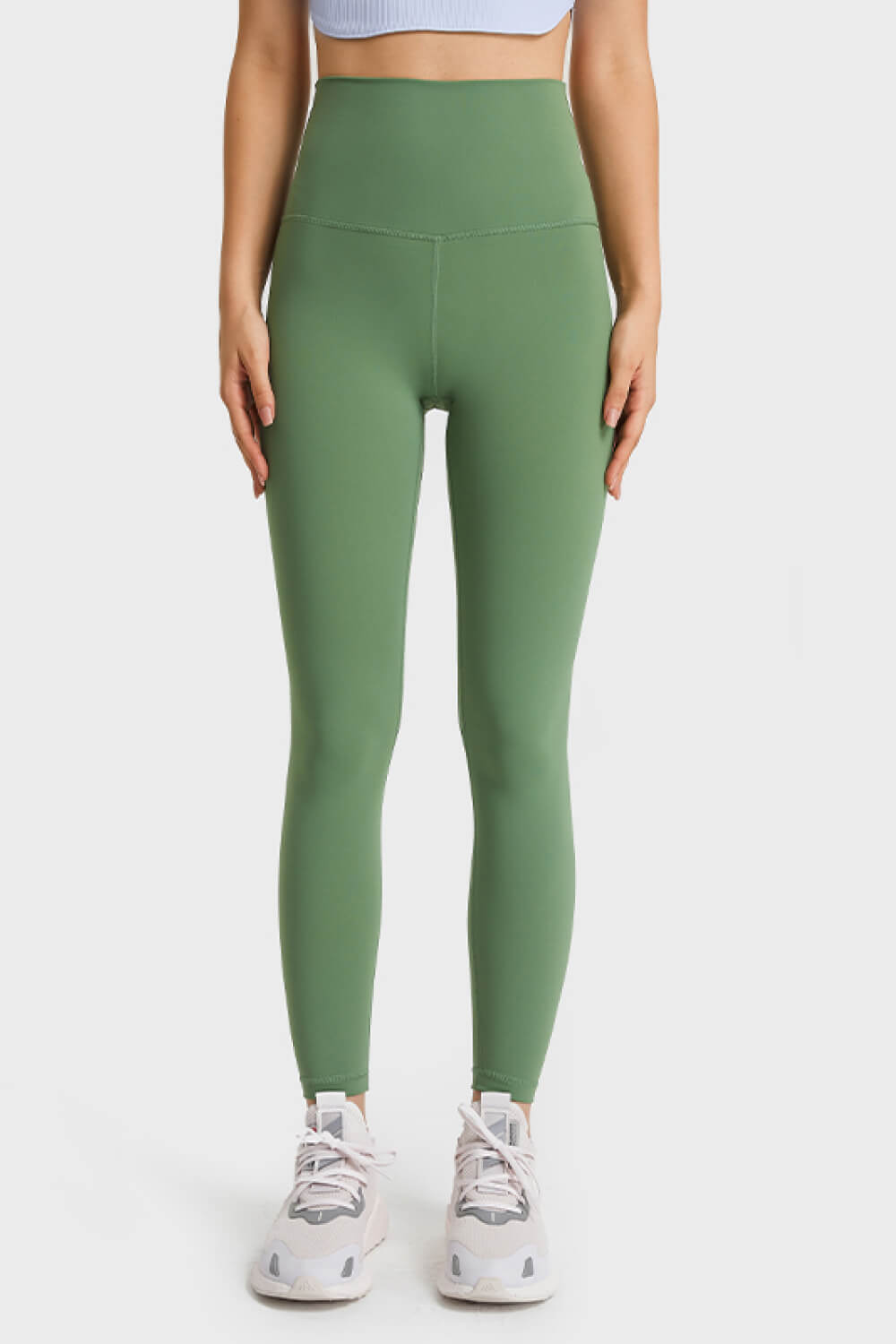 2-pack rib-knit leggings - Dark green/Light green - Kids | H&M IN